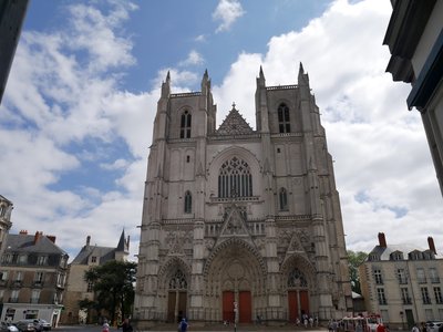 Façade de la cathédrale de Nantes