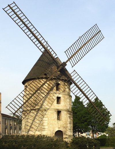 Vue du Moulin restauré