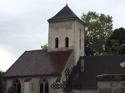 L’église Saint-Germain et Saint-Leu à Luzancy.