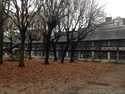 La cour de l’Aître Saint-Maclou de Rouen