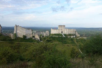 Château-Gaillard domine la vallée de la Seine