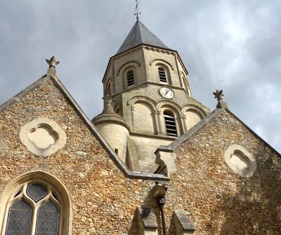 Clocher de l’église Saint-Martin à St-Martin-la-Garenne