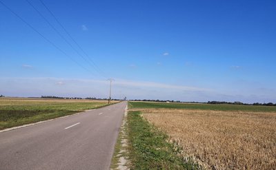 L’ancienne voie romaine devenue route départementale