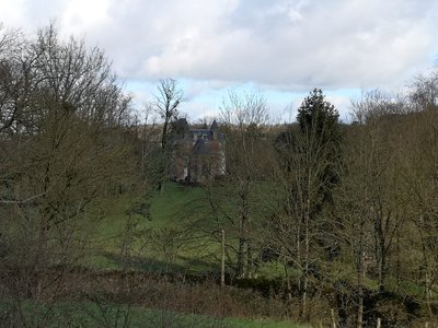 Château de la Forge à Challain depuis la Via Columbani