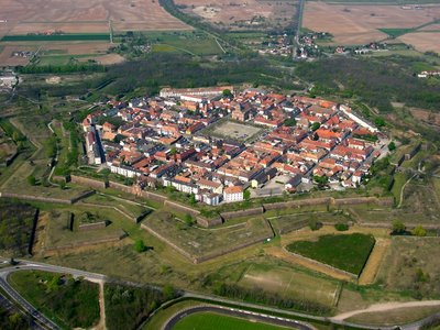 Vue aérienne de Neuf-Brisach