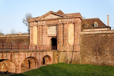 Entrée de Neuf-Brisach porte de Colmar