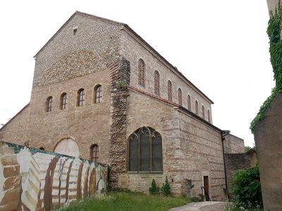 Façade orientale de l’église Saint-Pierre aux Nonnains à Metz