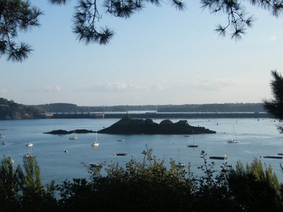 Le barrage depuis la cité d’Alet