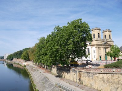 La Via Columbani arrive à l’église Saint-Maximin à Thionville