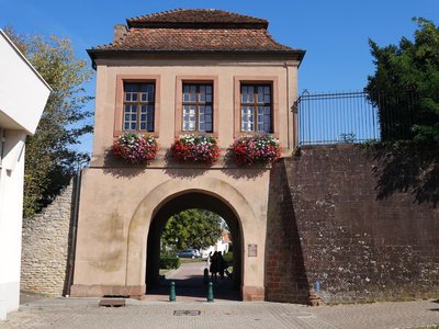 Porte de Landau côté ville de Lauterbourg