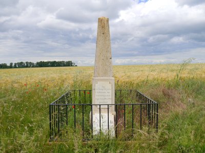 Monuments en hommage de 36 soldats prussiens du 9e bataillon de Chasseurs de Lauenburg.