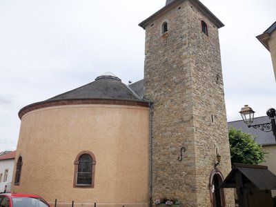 Rotonde et clocher de l’église d’Ehnen