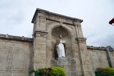 Statue de saint Louvent à Brousseval