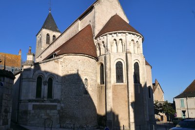 Chevet de l’église Saint-Agnan à Cosne-sur-Loire