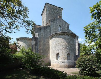 Chevet de l’oratoire de Germiny-des-Prés