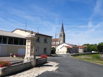 Biencourt-sur-Orge, centre du village