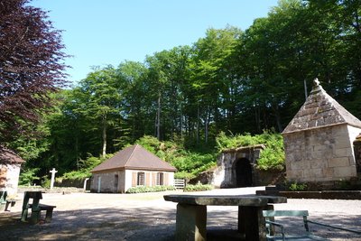 L’Ermitage restauré en 1960 par les Amis de saint Colomban