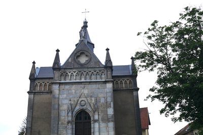 La façade de la Chapelle des Buis à Besançon