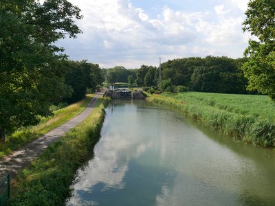 L’écluse à Saint-Symphorien-sur-Saône