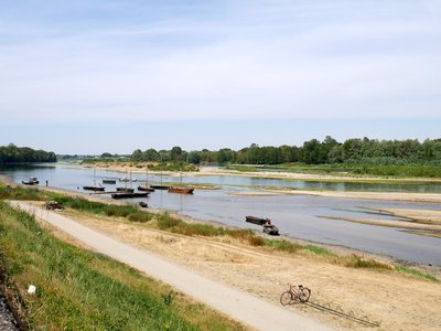 Gabares sur la Loire à Blois