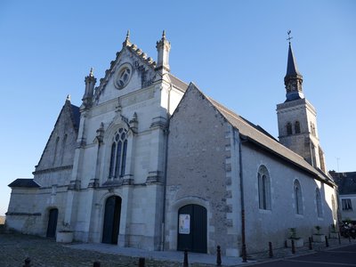 Façade de l’église Saint-Laurent à Montlouis-sur-Loire