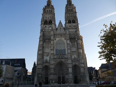 Façade de la cathédrale Saint-Gatien de Tours