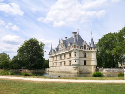 Façade du château d’Azay-le-Rideau