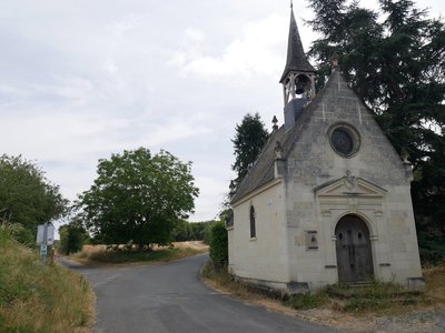 Chapelle Notre-Dame au bord de la Via Columbani avant Fontevraud