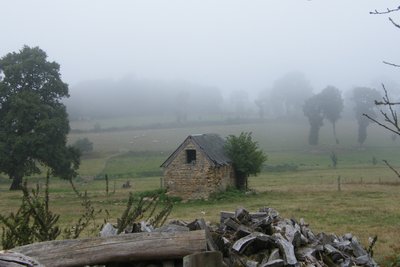 La Normandie dans la brume