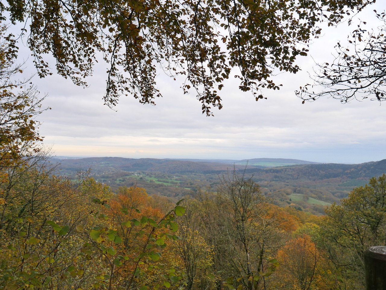 Panorama depuis l’ancien château d’Étobon